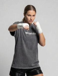 Relentless vrouw tshirt grijs8